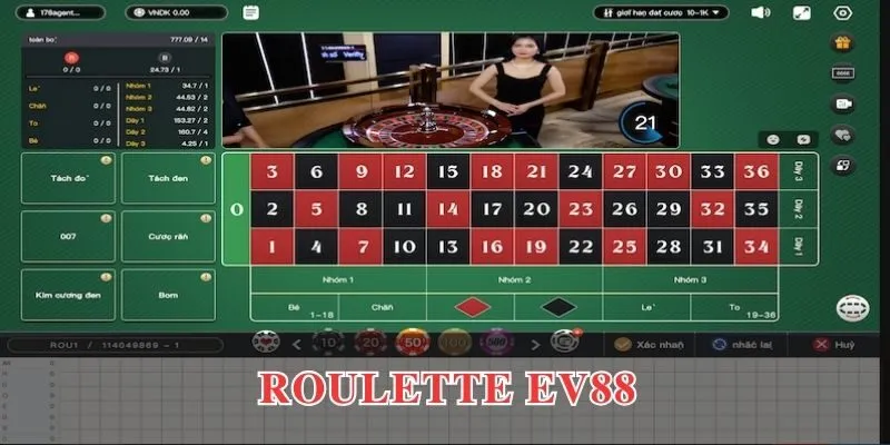 roulette ev88